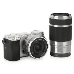 Цифровой фотоаппарат Sony Alpha A6000YS kit 16-50mm + 55-210mm - характеристики и отзывы покупателей.