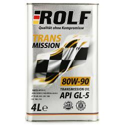 Трансмиссионное масло Rolf Transmission 80W-90 GL-5 - характеристики и отзывы покупателей.