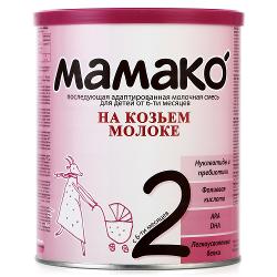 Смесь молочная МАМАКО 2 - характеристики и отзывы покупателей.