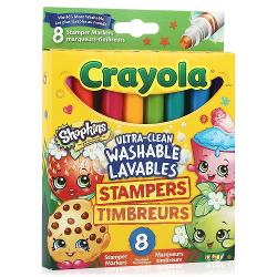 Crayola Фломастеры-штампики Shopkins - характеристики и отзывы покупателей.