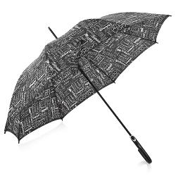Зонт Doppler чёрно-белое граффити 740765 BW - характеристики и отзывы покупателей.