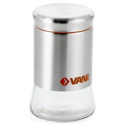 Банка для сыпучих продуктов VANI 1100 мл - характеристики и отзывы покупателей.