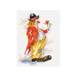 Набор для вышивания Белоснежка Клоун с цветком - характеристики и отзывы покупателей.