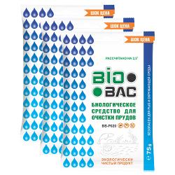 Упаковка средств для очистки прудов BIOBAC BB P-020 - характеристики и отзывы покупателей.