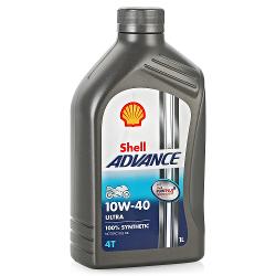 Моторное мото масло SHELL Advance 4T Ultra 10W-40 - характеристики и отзывы покупателей.