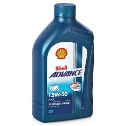 Моторное мото масло SHELL Advance 4T AX7 15W-50 - характеристики и отзывы покупателей.