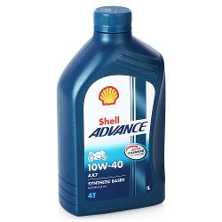 Моторное мото масло SHELL Advance 4T AX7 10W-40 - характеристики и отзывы покупателей.
