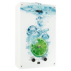 Водонагреватель газовый проточный Zanussi GWH 10 Fonte Glass Lime - характеристики и отзывы покупателей.