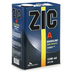 Моторное масло ZIC A 10W/40 SM - характеристики и отзывы покупателей.