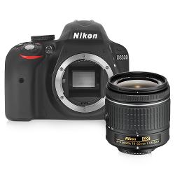 Зеркальный фотоаппарат Nikon D3300 Kit AF-P DX 18-55mm - характеристики и отзывы покупателей.