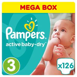 Подгузники Pampers Active Baby-Dry 3 - характеристики и отзывы покупателей.