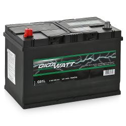 Аккумулятор GIGAWATT G91L 591 401 074 - 91 Ач - характеристики и отзывы покупателей.