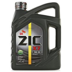 Моторное масло ZIC X7 DIESEL 5W-30 4л синтетическое - характеристики и отзывы покупателей.