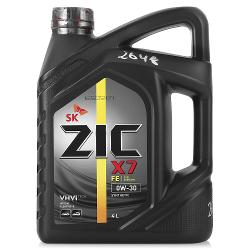 Моторное масло ZIC X7 FE 0W-30 4л синтетическое - характеристики и отзывы покупателей.