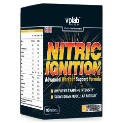 Предтренеровочный комлекс VPLAB Nitric Ignition / 90 таблеток - характеристики и отзывы покупателей.