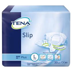 Подгузники Tena Slip Plus L - характеристики и отзывы покупателей.