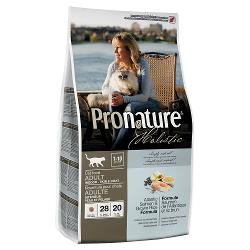 Корм Pronature Holistic Adult Cat Skin&Coat Atlantic Salmon & Brown Rice 5 - характеристики и отзывы покупателей.