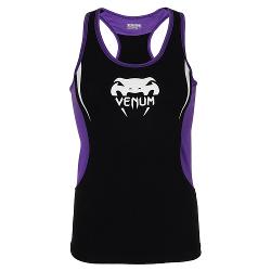 Майка спортивная Venum Women Body Fit (черно-фиолетовый - характеристики и отзывы покупателей.
