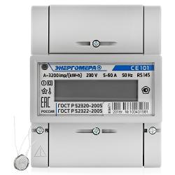 Счетчик э/э Энергомера СЕ101 R5 145 - характеристики и отзывы покупателей.