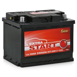 Аккумулятор Extra Start 6СТ-60N L+