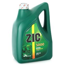 Моторное масло ZIC 5000 10W/40 CI-4 - характеристики и отзывы покупателей.