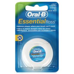 Зубная нить Oral-B Essential вощеная - характеристики и отзывы покупателей.