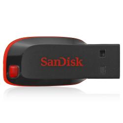 Флешка SanDisk Cruzer Blade - характеристики и отзывы покупателей.